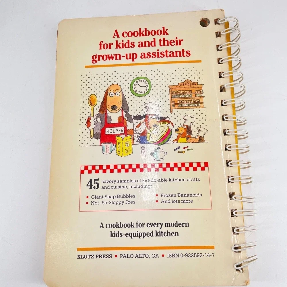Vintage Kids Activity‎ Book Lot Betty Crocker Klutz Kids Cooking Holiday Crafts